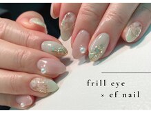 フリルアイ エフネイル 河内花園店(Frill eye ef nail)の雰囲気（まつ毛エクステとネイルの同時施術でラクラク時間短縮♪）