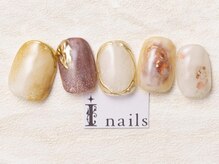 アイネイルズ 池袋店(I-nails)/奥行マグネットネイル