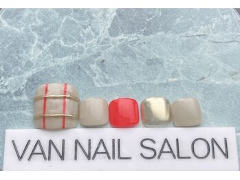 ヴァンネイル 海老名店(Van Nail)/フット定額デザイン