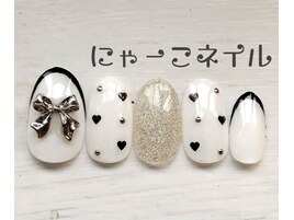 モノトーン&リボン☆定額￥6980