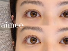 エイミー 心斎橋堀江(aimee)の雰囲気（一度の施術(まつ毛パーマ/アイブロウ)で、一気に垢抜けます◎）