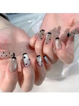 桜ネイルサロン/マグネットデザイン