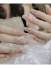 Hand☆チップ長さだし＋チークワンホンネイルorチークマグネット　￥13800