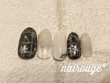 ネイル―ジュ 札幌大通店(nairouge*)/2025年冬☆雪の結晶ネイル♪