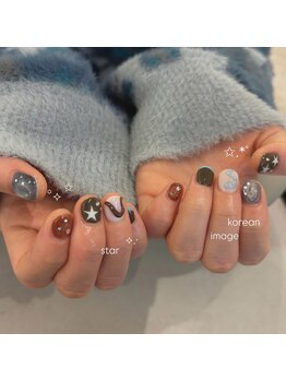 エヌーク バイ ブラウン(enurk by Brown)/韓国風★ニュアンスアートネイル