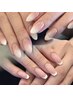 《 nail 》フレンチorカラーグラデーション(ベース有)¥7700