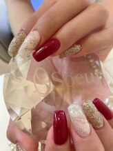 スール(Soeur)/秋色★マーブルネイル