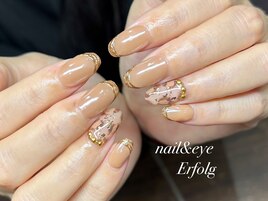 シンプルレオパードネイル☆