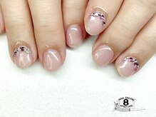 ネイルエイト 新百合ヶ丘(nail8)/きらり★☆ショートネイル