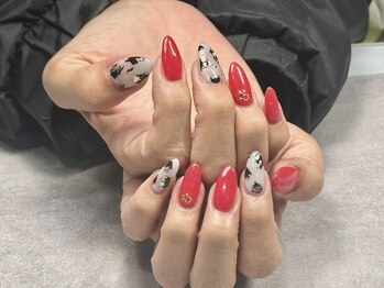 リ ロア(Lee Loa)の写真/《完全個室》一癖アート×カラーの絶妙バランスが人気☆持ち込みデザインやこだわりデザインも思いのまま！