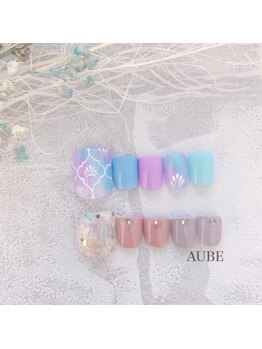 オーブ(AUBE)/モロッコ風ネイル