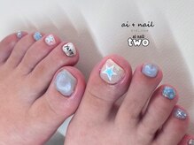 アイネイルトゥー 小倉(ai nail two)/ブルーネイル
