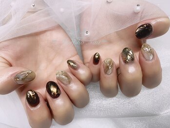 モルフォネイル(Morpho nail)/#ニュアンスネイル #マーブル