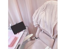 可愛い店内♪施術中にタブレットで動画が見れるので退屈しません