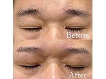 困り顔、老け顔に見えてしまう八の字眉もナチュラルに解消◎