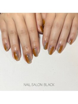 ブラック 池尻大橋店(BLACK)/オレンジ×グレー