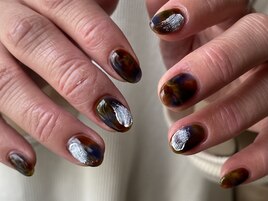 秋のニュアンスネイル