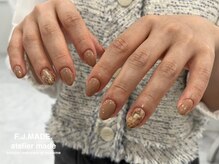 アトリエ メイド(atelier made)/ワンカラー＋2本アート￥4,650