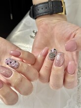 ベルレ(Bellere)/ピンク×バレエネイル　¥6800