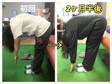 専門のトレーナーがストレッチを行うから圧倒的な変化を体感！