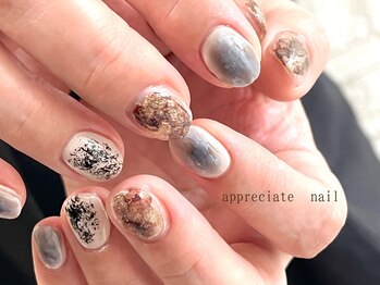 アプリシーエイトネイル(appreciate nail)/【定額】フルアート♪