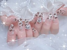 メイク 池袋(Meik)/ヒョウ柄ネイル秋ネイル