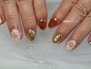 アモネイルアトリエ('amo nail atelier)/ぷくぷくお花