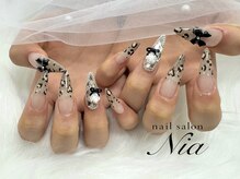 ニア ネイルサロン 大阪駅前第2ビル(Nia)/ヒョウ柄ネイル