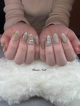 ラヴィ ネイル(Ravie Nail)の写真/大人気のマグネットからニュアンス系デザインでトレンド感を☆オフィスに映える上品アートも◎