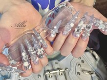 パーツの種類が豊富！ゴテかわネイルも施術可能♪　ゴテゴテパーツネイル/韓国ネイル/ロングネイル