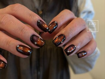 ラグ ネイル(RAG nail)の写真/【大人シンプル×お子様同伴OK】忙しいママへ贈るご褒美時間◎子育て中でも「お洒落したい」を叶えます♪