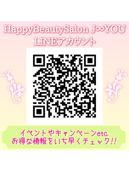 ハッピービューティーサロン じゆう(Happy Beauty Salon J∞YOU)/J∞YOUのLINEアカウント