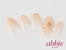 ネイルサロンアビー 北千住店(abbie)/モノグラムグラデ　￥11319