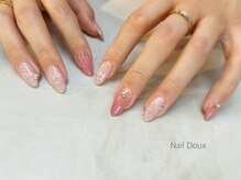 ネイル ドゥ 岡山駅前店(Nail Doux)/ふんわりフラワーネイル