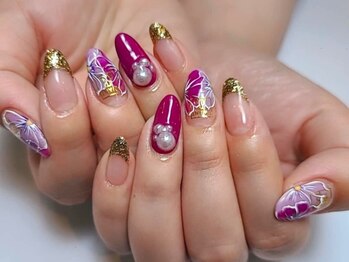 ネイル ユナ(nail YUNA)/フラワーネイル