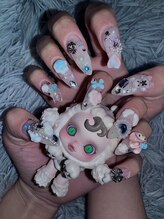 ベルレ(Bellere)/ピンク×水色¥11500