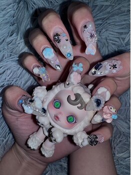 ベルレ(Bellere)/ピンク×水色¥11500