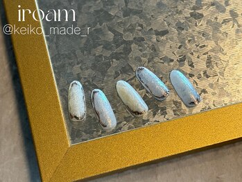 イロアム(iroam)/ミラーネイル/奥行き/ニュアンス