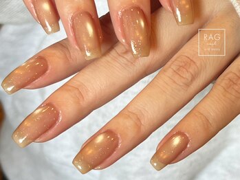 ラグ ネイル(RAG nail)の写真/フォルム・艶・質感すべてにこだわり、派手じゃないのに惹かれる指先へ。最大限魅力を引き出す大人nail♪