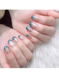 星空ニュアンスネイル