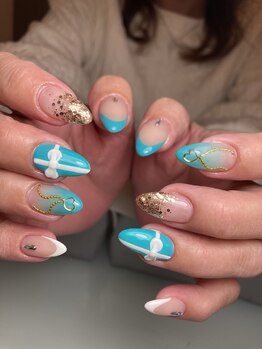 お持ち込みデザインジェルネイル