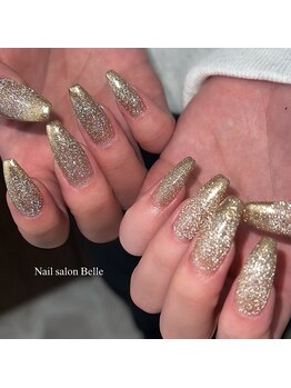 ネイルサロンアンドスクール ベル(Belle)/フラッシュ×先端ミラー