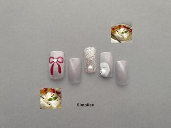 シンプリー ネイルアンドアイラッシュ 祖師谷大蔵店(Simpliee Nail&Eyelash)/【2月】マンスリーデザイン