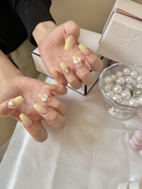 羽ネイル　¥8500