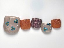 クレモアネイル 池袋西口店(CLEMORE NAIL)/ホロフラワーネイル