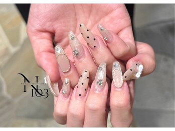 イチマルサン(N゜103)/#ドットネイル