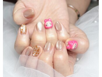 コンサート(Concert)/ラブブ×レオパードネイル