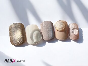 ネイリックス アヴェニール(NAILX avenir)の写真/口コミ高評価☆確かな技術力と周りと差のつくお洒落で洗練されたデザインをお得な定額メニューで楽しめる♪