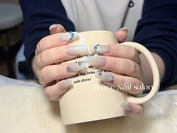 ウェーブネイルサロン'('Wave Nail salon)/持ち込みデザイン/フィルイン