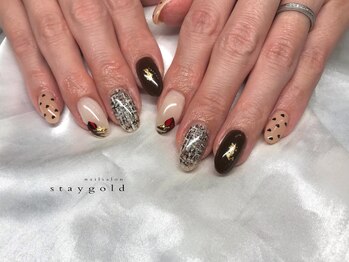 ネイルサロン ステイゴールド(STAY GOLD)/カヨ施術お客様ネイル